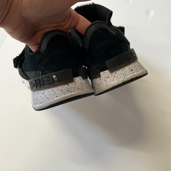 Sorel Kinetic Light Strap Sneaker black suede size 9.5 - Picture 3 of 11